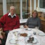 Barbara Paskins, myself, Jo Dixon and Yakub Zbrzezny in Graham Gillman's conservatory 29 May 2013.
