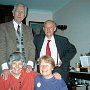 Baron Georges Holvoet and Baroness Francoise Bourguignon with Jackie and myself in their apartment in Brussels. 1 June 2005.