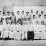 Staff photograph of Amruthavani at my farewell function in September 1976. They represented 12 departments, some of which will be introduced on photographs that follow.