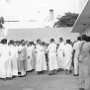 On 14th of September 1976 a public farewell function for me was organized at Amruthavani, with representatives from St John's Regional Seminary, the Conference of Religious of India, Jyothirmai and Jeevan Jyothi. Here participants are seen gathering before the event.