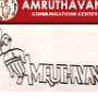 Amruthavani Logo, designed by Father Christopher Coelho OFM. I began by calling the Centre the AP Catholic Information Centre, but on the advice of Catholic MP GS Reddy, I decided to seek a truly Indian name with deep significance. To elicit many suggestions, I ran a competition.  From the 60+ suggestions that came in, I selected Amruthavani for the following reasons: Vani - 'Sound', etc. - indicated the Centre's role in communication. Amrutha literally means 'immortal' from Sanskrit 'a-mruth'. It also means nectar, heavenly food, etc. Ultimately Amruthavani refers to Christ's message. This is also indicated by the two hands in the logo: the wounds in the hands show them to be Christ's. The top hand indicates teaching. The bottom hand indicates mercy, generosity, giving.