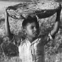 Child labour in a a village.