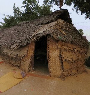 The hut Joseph and Mary lived in was even smaller than this . . . 