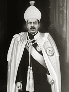 Mir Osman Ali Khan, nizam of Hyderabad.