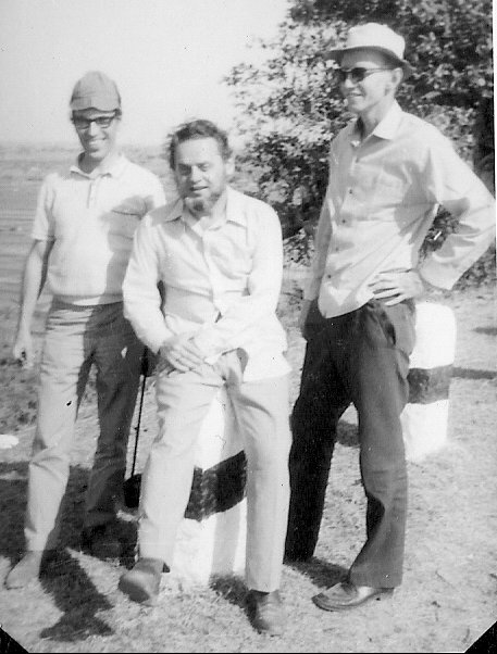 Ferdinand Luthiger, Dr Willi Dober and I. 