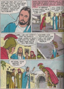 Sample page of the Life of Christ in comic format